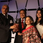 The Dr. and Mrs. Chandaria received the Global Peace Award