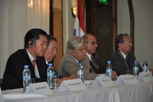 The panel of distinguished media and political leade