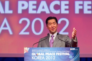 Dr. Moon, Global Peace Leadership Conference 2012