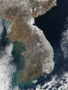 The Korean Peninsula, NASA Goddard Photo 
