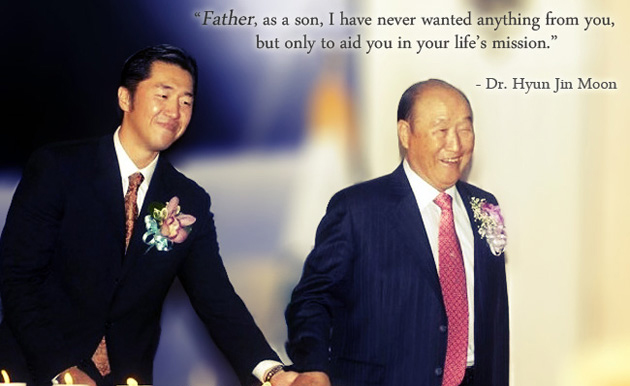 Honoring my father - Rev. Dr. Sun Myung Moon