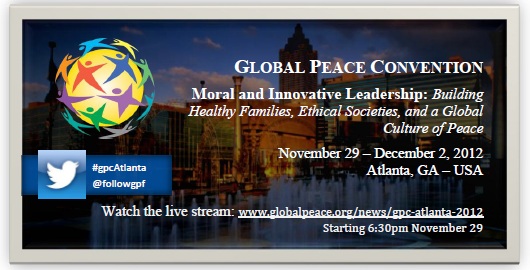 Global Peace Convention 2012, live stream