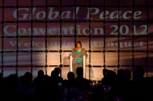 Bernice King , opening banquet of the Global Peace Convention 2012.