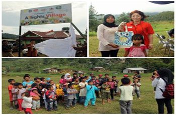 Japan Alllights Village Project Brings Light, Learning to Indonesia Village