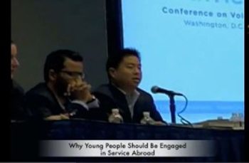 GPYC-USA, President Kenshu Aoki spoke at National Conference on Volunteering and Service