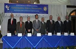 Hyun Jin Moon, Hyun Jin Preston Moon, Hyun Jin P. Moon, Global Peace Foundation, Paraguay, national transformation, Americas, moral and innovative leadership, Latin American Presidents and Hyun Jin Moon group photo