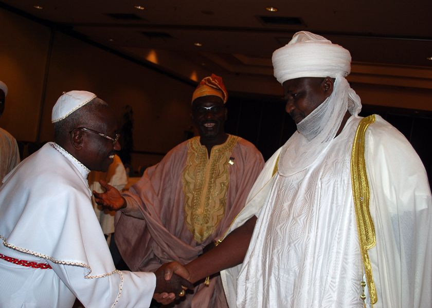 The recent high-level consultation held in Nigeria for religious and tribal leaders in May 2013, “The Role of Religious Leaders and Traditional Rulers in Building a Culture of Peace, National Unity and Integration,”