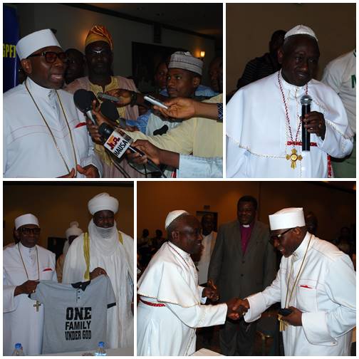 Religious and traditional leaders at the high-level consultation on national unity in Nigeria concurred that all people are "one family under God".