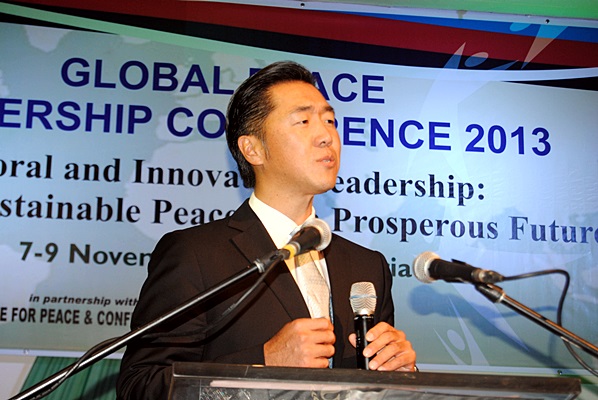Dr. Hyun Jin Moon urged Nigeria to become a leader of moral and innovative leadership in Africa.