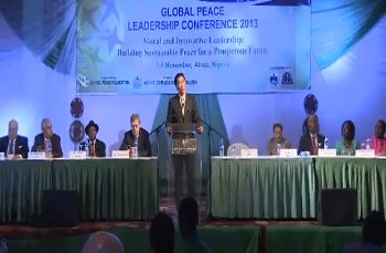 Dr. Hyun Jin Moon speech at the Closing Plenary of GPF Abuja 2013