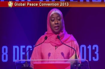 Amina Sambo at Global Peace Convention Malaysia 2013