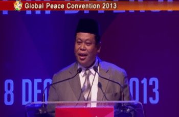 Marsudi Syuhud at Global Peace Convention Malaysia 2013