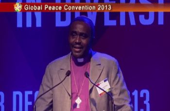 Global Peace Convention 2013 Plenary II: Bishop Sunday Onuoha