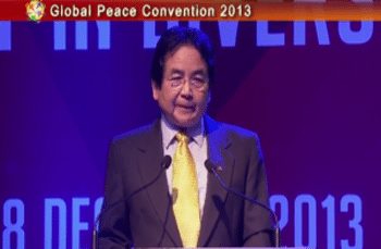Global Peace Convention 2013 Opening Plenary: Hon. Tan Sri Datuk Kurup