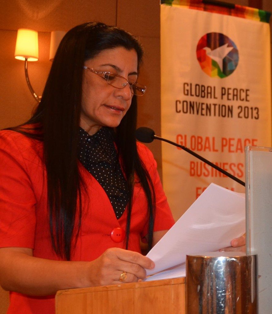 Governor Ocampos presented at the Global Business Forum prior to the Global Peace Convention 2013. 