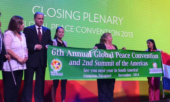Paraguay will host the 2014 Global Peace Convention. 
