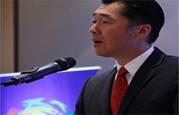 Korean Business Daily interviews Dr. Hyun Jin Moon at Korea-Paraguay Symposium