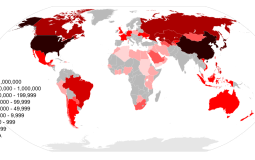 Korean diaspora map