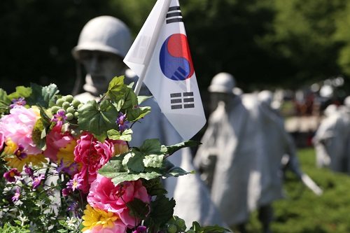 Korean War Memorial in Washington, DC