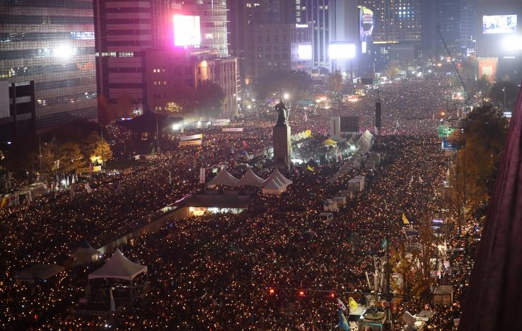 Korea, protest