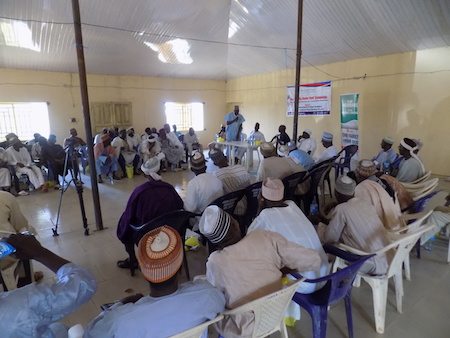 Fulani and indigenous faith leaders at resolution of violence among religious crisis