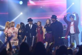 Jimmy Jam and Terry Lewis with K-Pop stars