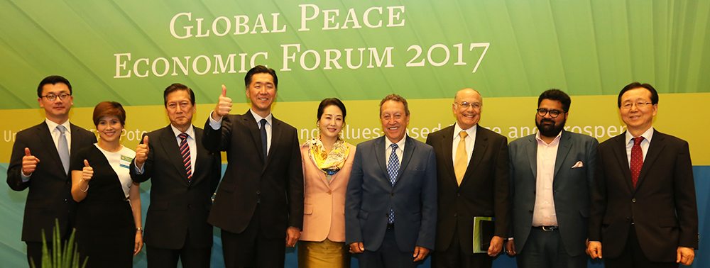 global peace economic forum group photo