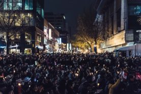 Candlelight protests in South Korea - Nov. 2016
