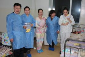 GPW Mongolia volunteers in Hospital