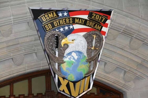 The United States Military Academy Class of 2017 crest and motto, "So Others May Dream."