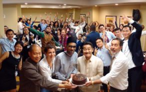 2016 IYLA family celebrating birthday