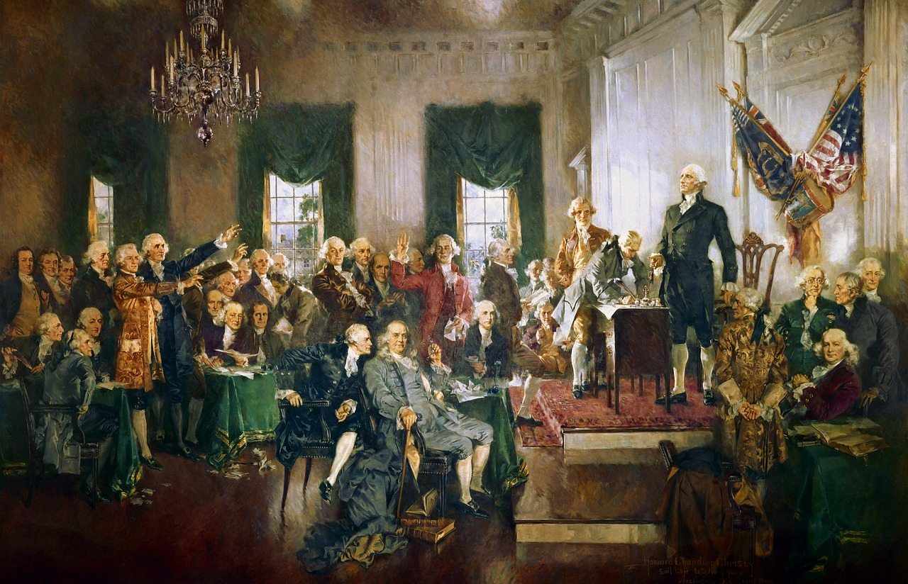  George Washington-interacting-discussion-public life