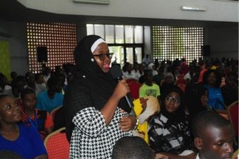 Audience member at the GPW forum held in Tanzania