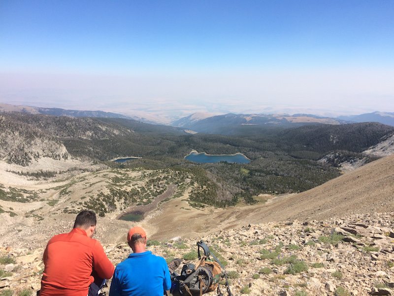 top of Horse Mountain in the Tobacco Root mountain range