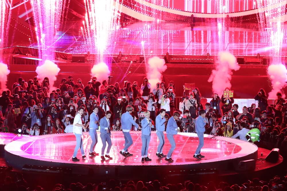 K-pop stars at the 2015 One K Concert in Seoul