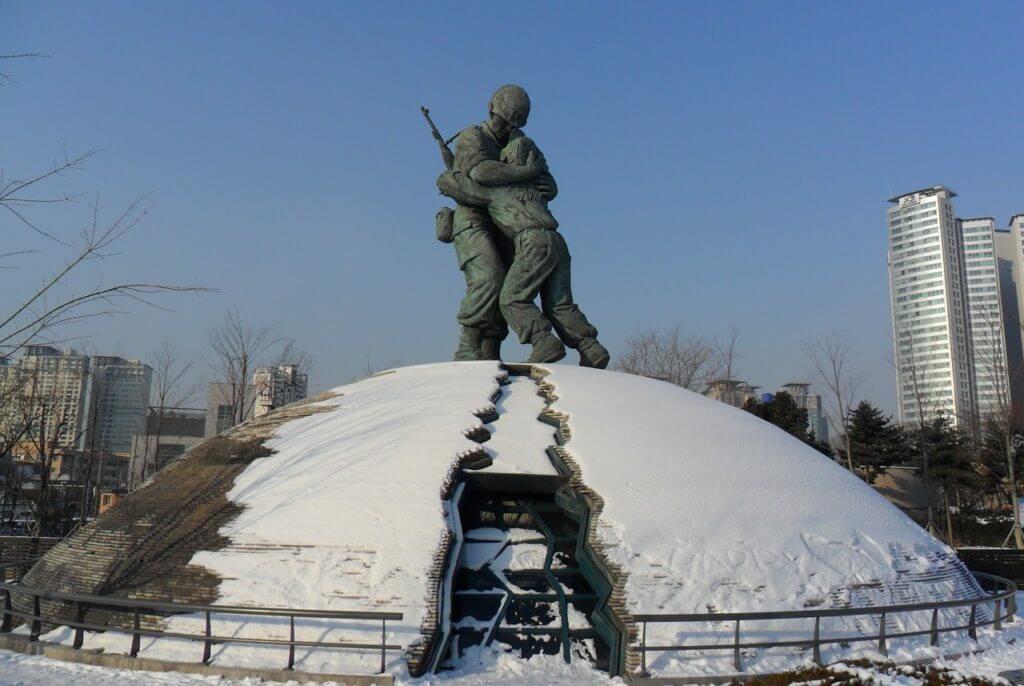 Statue of Brothers in Seoul