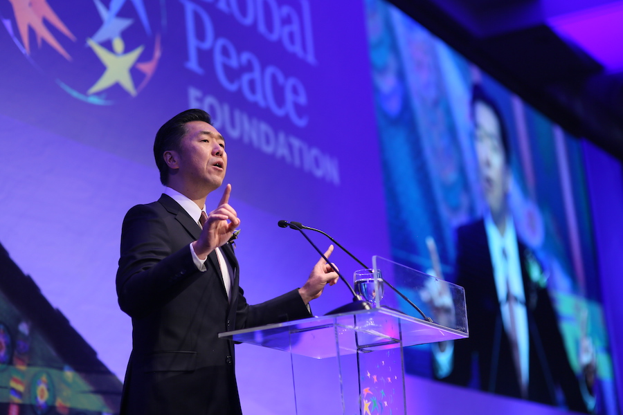 Chairman of Global Peace Foundation, Dr. Hyun Jin P. Moon Addresses Keynote at the Global Peace Convention 2019