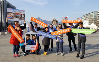 Korean and International Volunteers Stand Together for Unification