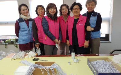 Mask Making by Global Peace Women